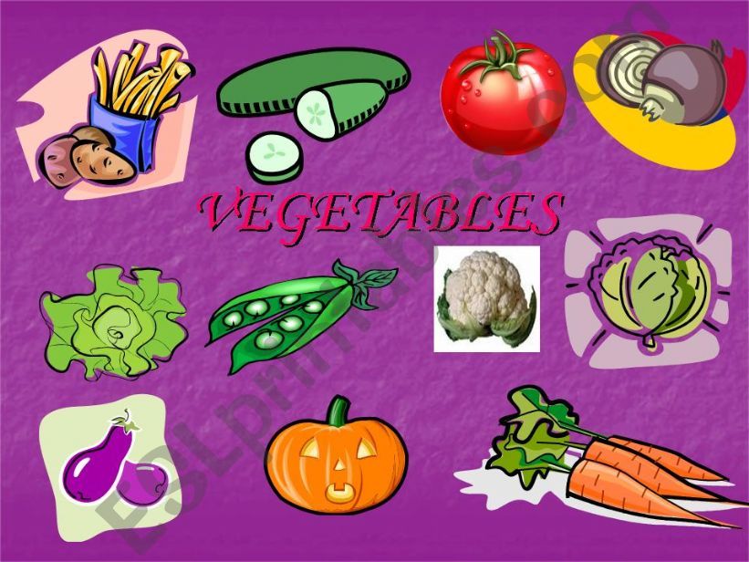 VEGETABLES powerpoint