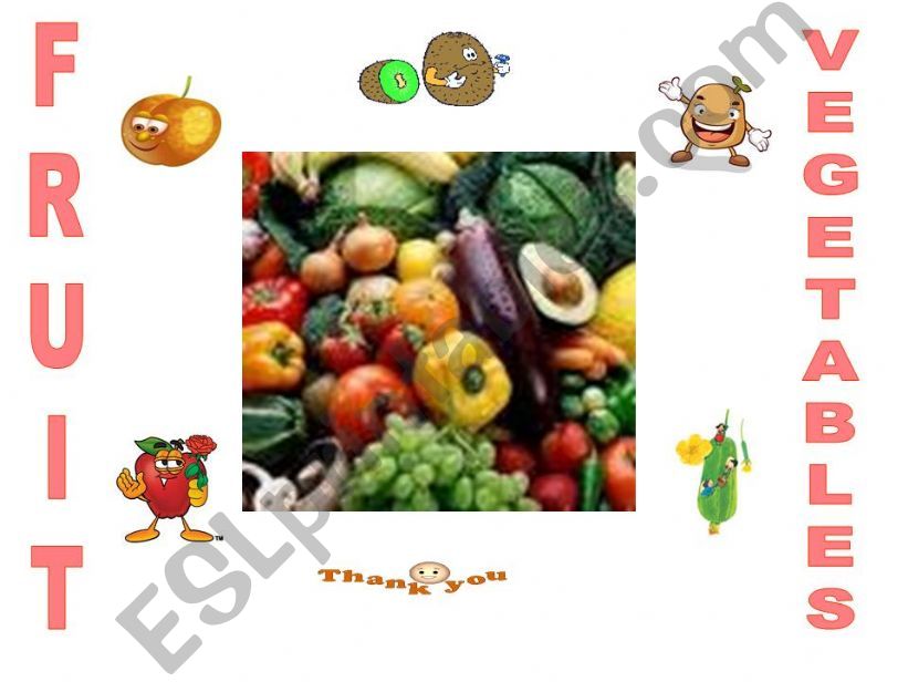 fruit and vegetables powerpoint
