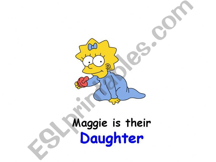 The Simpsons Family Tree pt 2 powerpoint