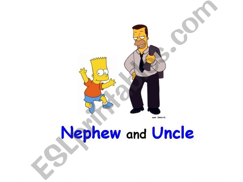 The Simpsons Family Tree pt 4 powerpoint