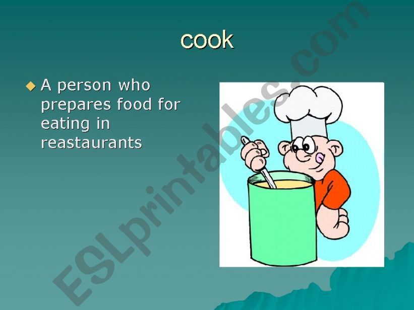 JOBS & OCCUPATIONS powerpoint