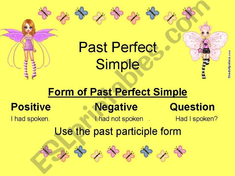 Past Perfect powerpoint