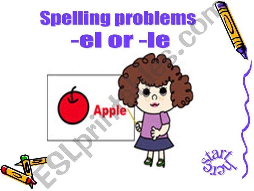 Spelling problems powerpoint