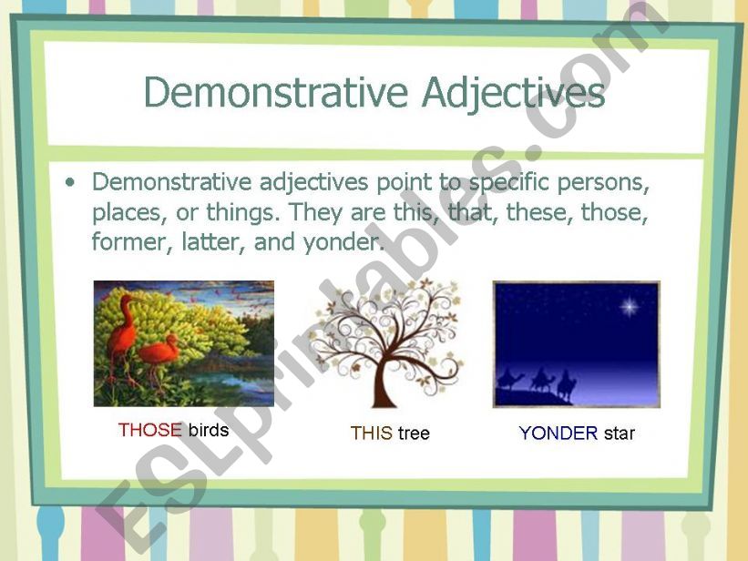 Adjectives powerpoint