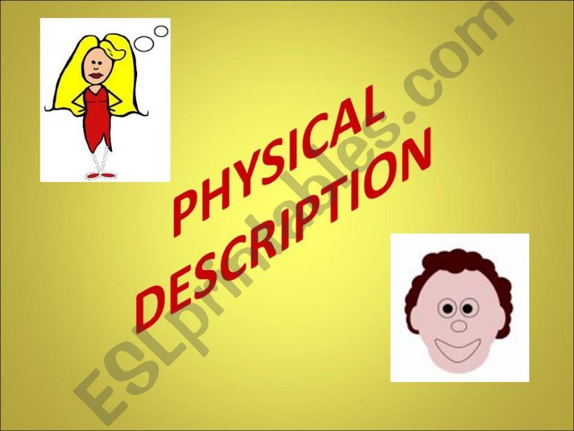 physical description powerpoint