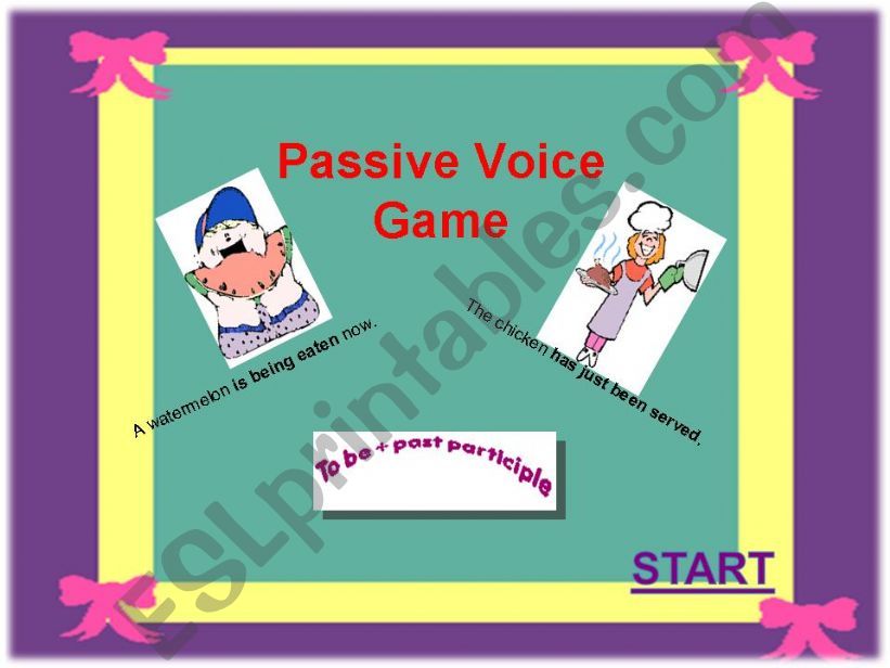 Passive Voice Game powerpoint