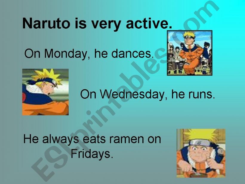 Naruto is Very Active! powerpoint
