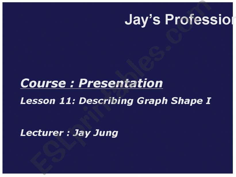 Business Presentation - Describing Graph Part A