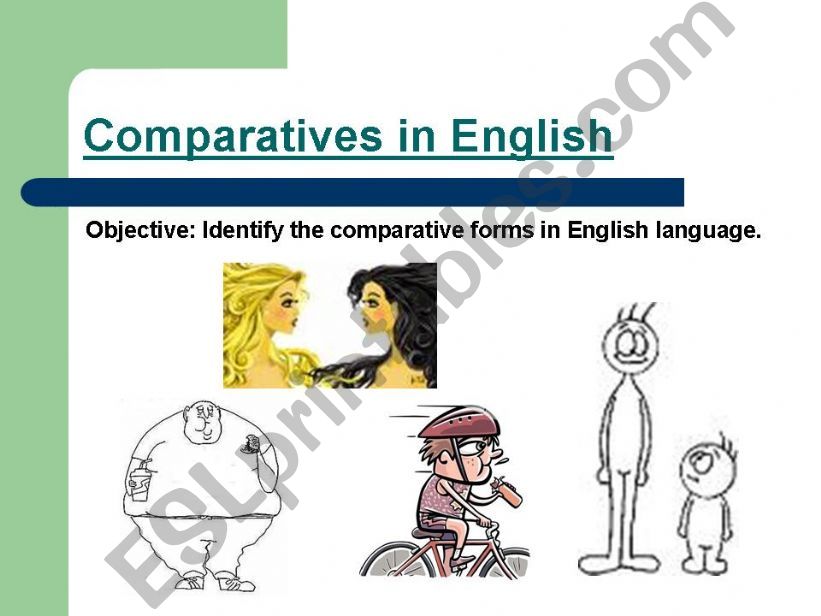 Comparatives in English powerpoint