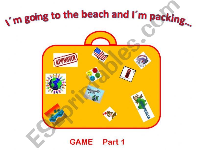 Holiday Packing Game Part 1 powerpoint