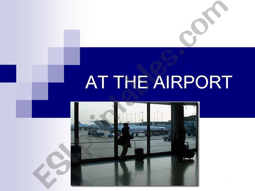 At the airport powerpoint