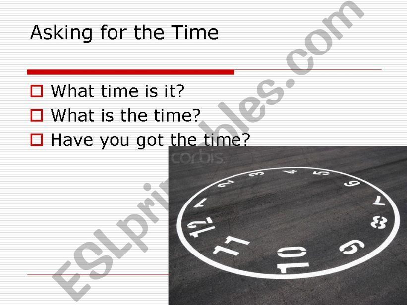 what is the time? powerpoint