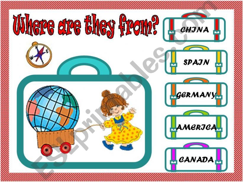 WHERE ARE THEY FROM? - GAME powerpoint