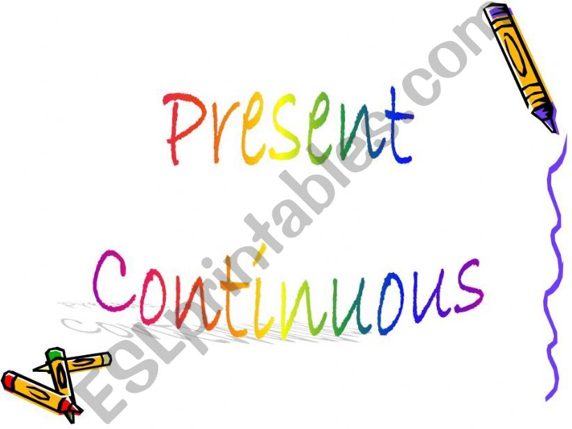 PRESENT CONTINUOUS powerpoint