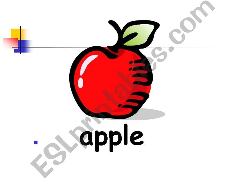 I like apples powerpoint