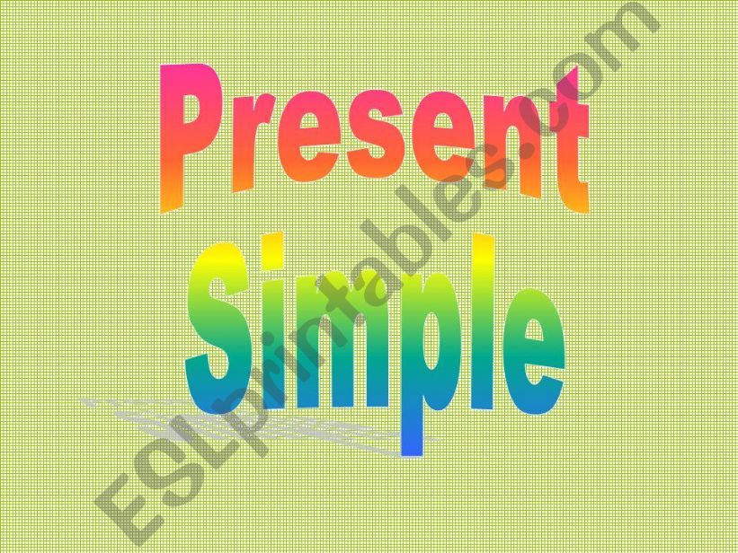 Present Simple powerpoint