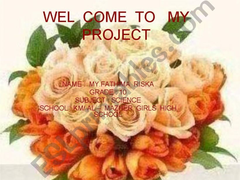 Science Subject powerpoint