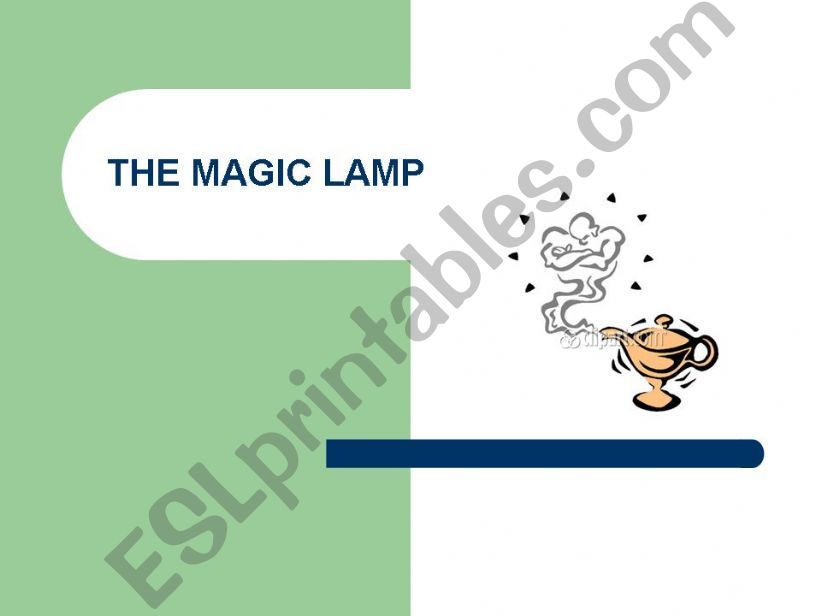 The Magic Lamp powerpoint
