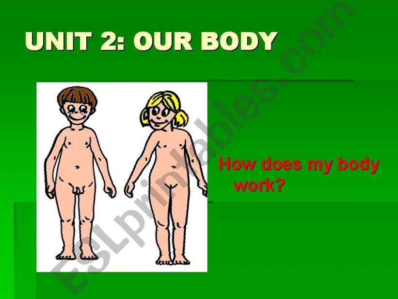 our body powerpoint
