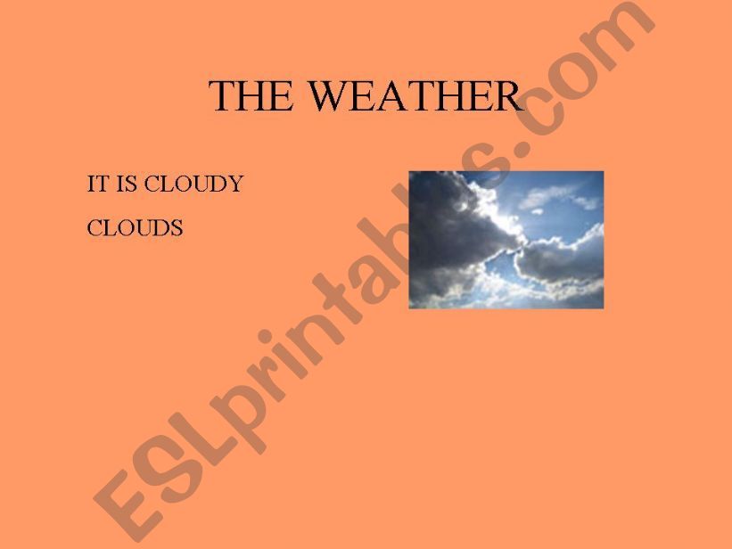 the weather powerpoint