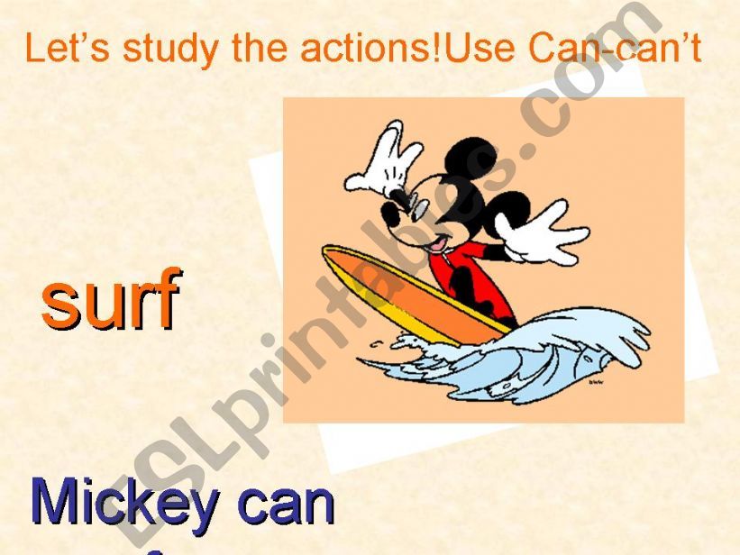 Actions-can cant powerpoint