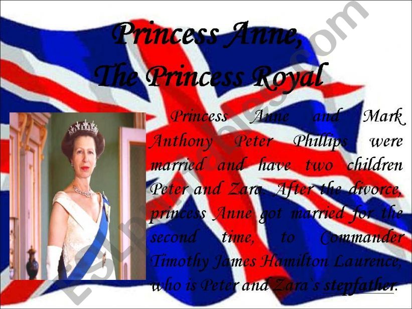 The royal family - part 2 powerpoint
