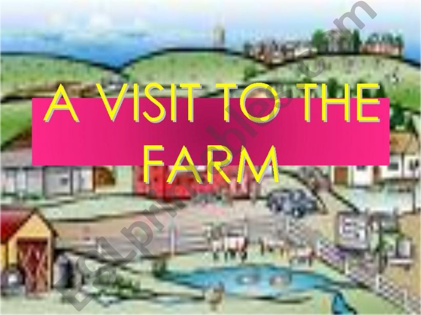 FARM ANIMALS powerpoint