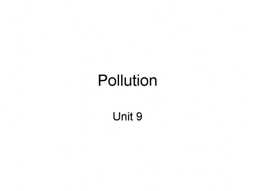 pollution powerpoint