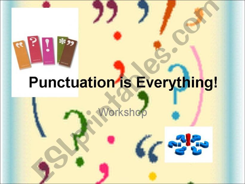 Punctuation is Everything powerpoint