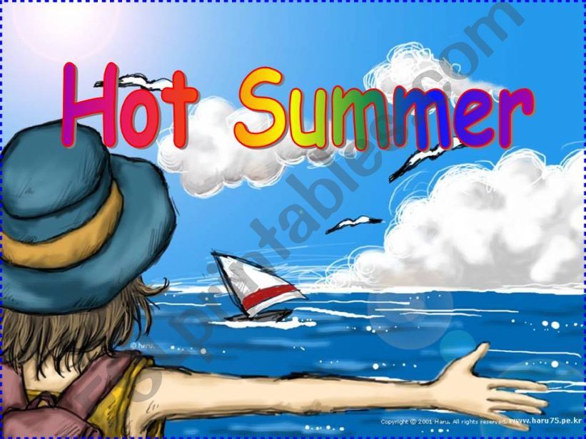 Hot Summer powerpoint
