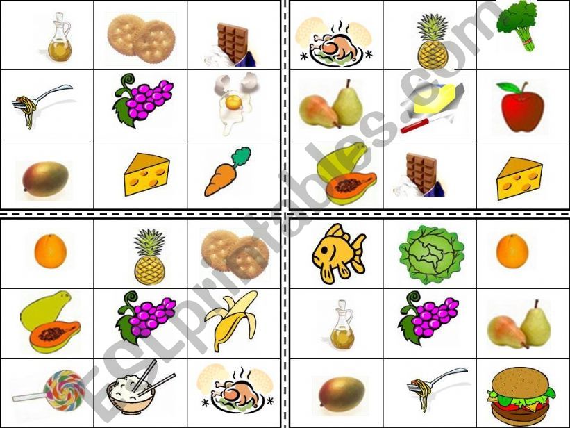 BINGO FOOD PART 1 powerpoint