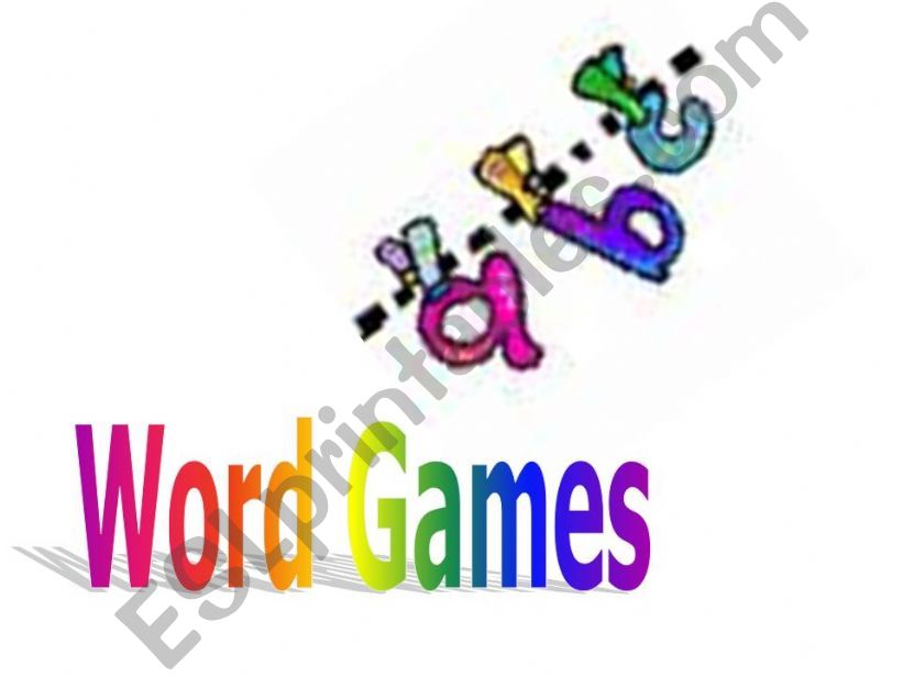 Word Games powerpoint