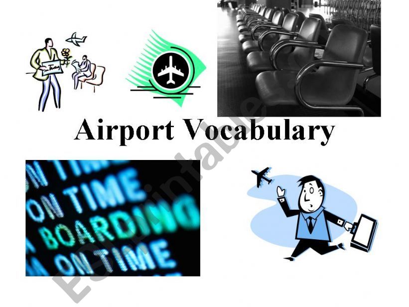 Airport Vocabulary 1 of 8 powerpoint