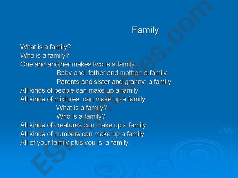 My family powerpoint