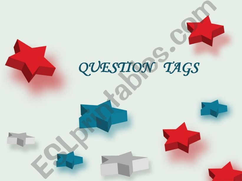 question tags powerpoint