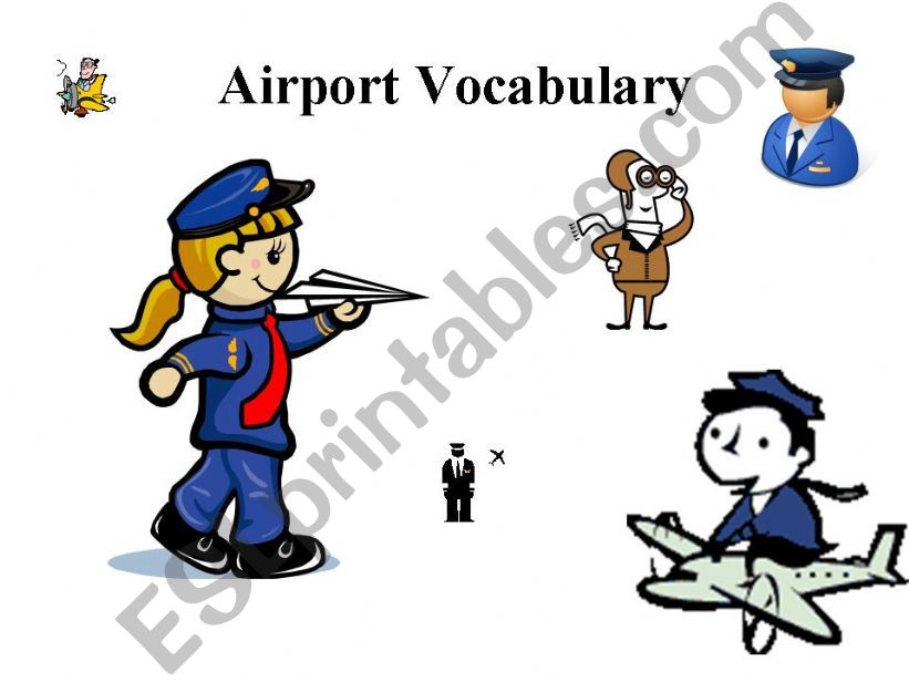 Airport Vocabulary 5 of 8 powerpoint