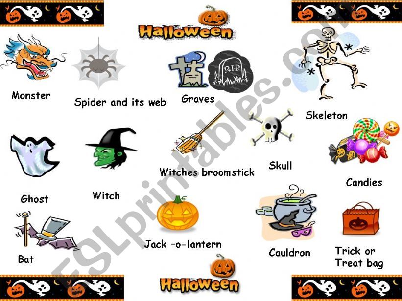 HALLOWEEN FLASHCARDS powerpoint