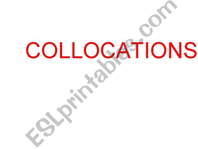 COLLOCATIONS powerpoint