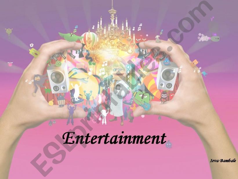 Entertainment powerpoint