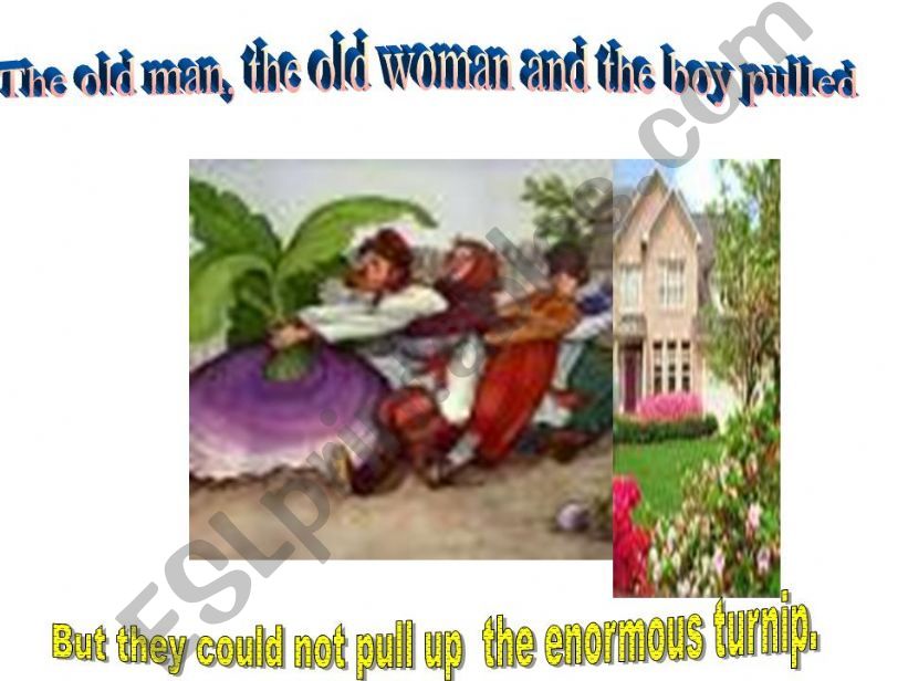 The giant turnip - Part III powerpoint