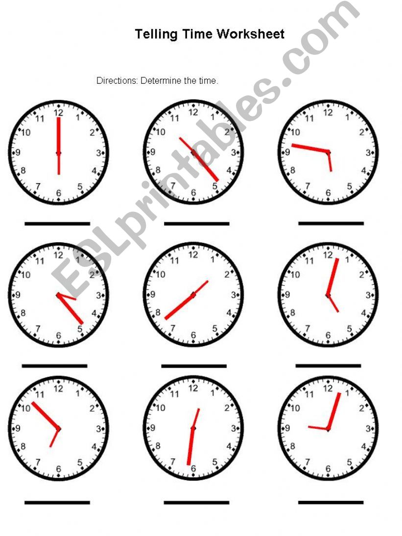 telling the time worksheet powerpoint