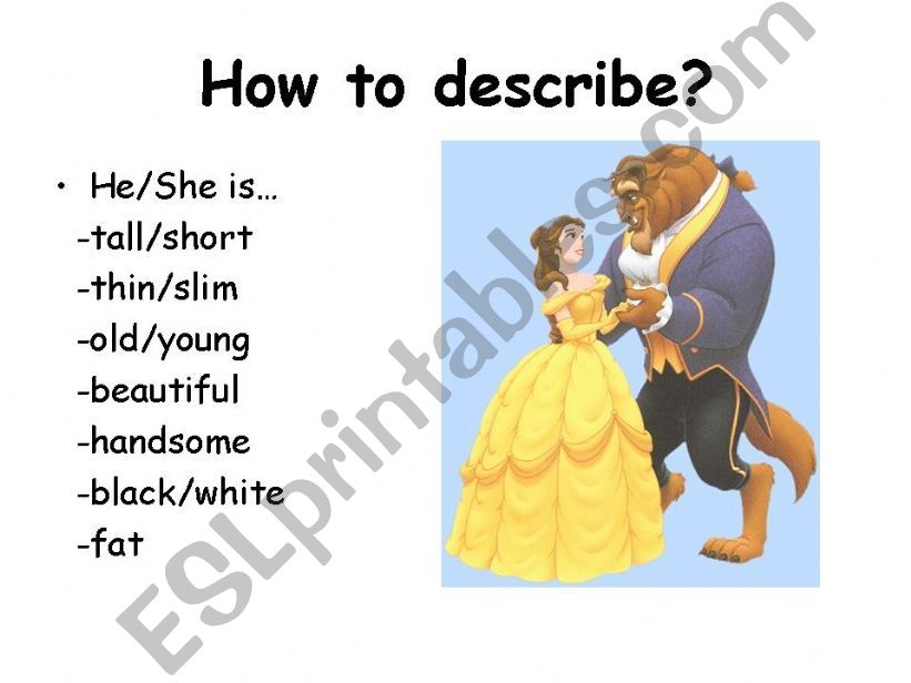 descriptive writing powerpoint