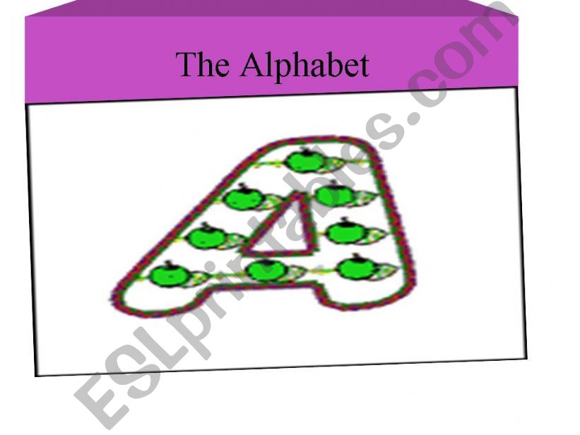 The Alphabet powerpoint