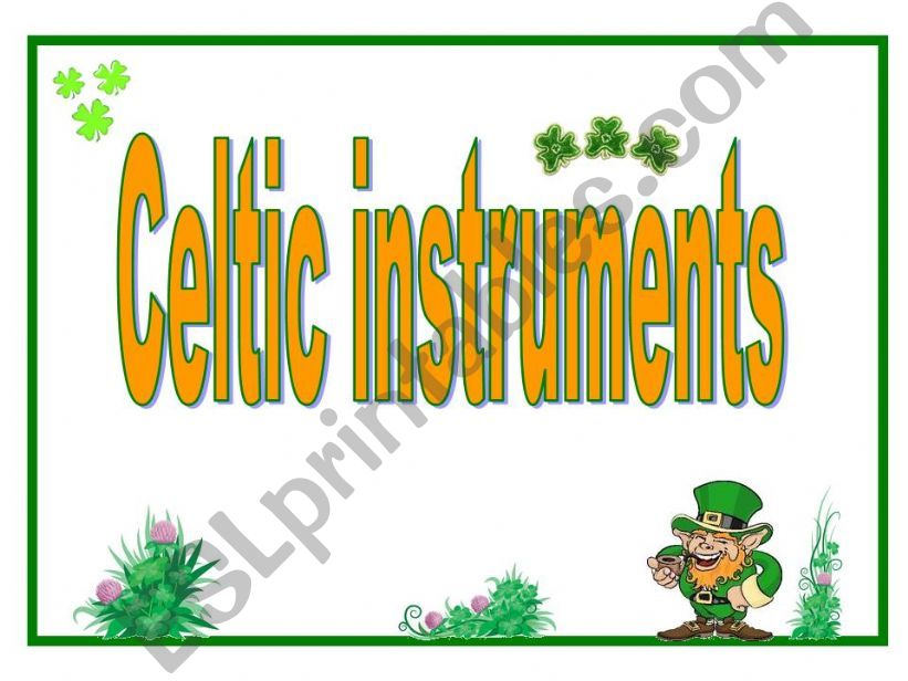 Celtic instruments powerpoint