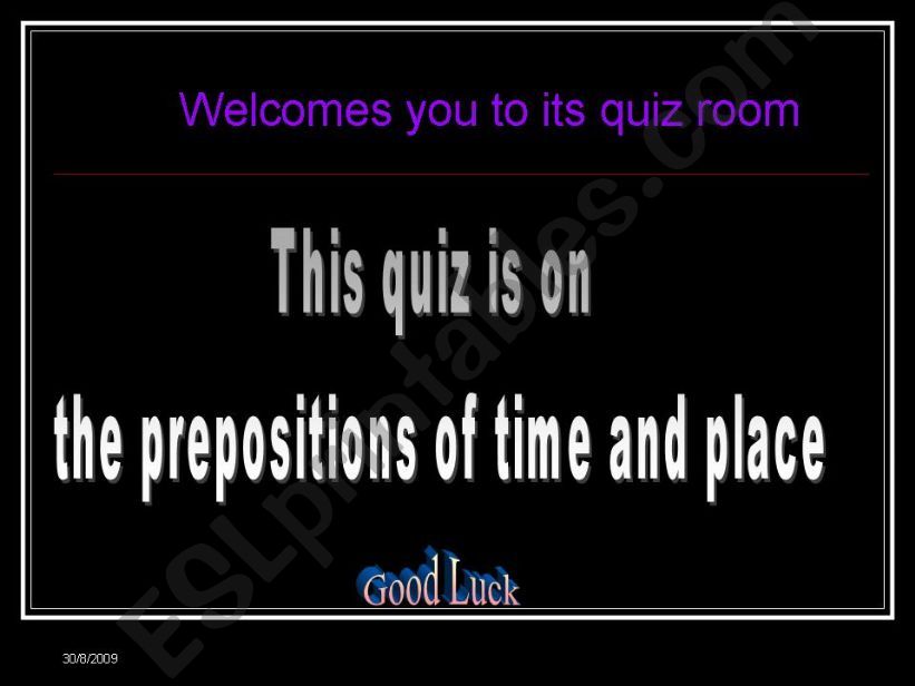 Quiz powerpoint