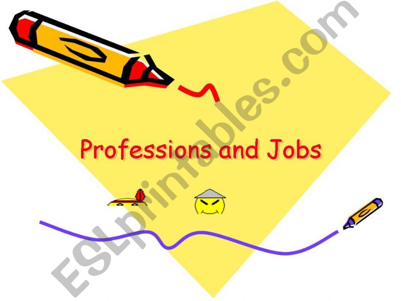 professions and jobs powerpoint