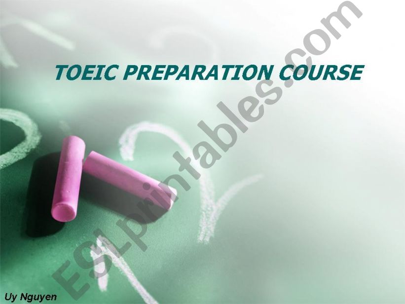 TOEIC VOCABULARY - LOOK, OBSERVE, APPRECIATE