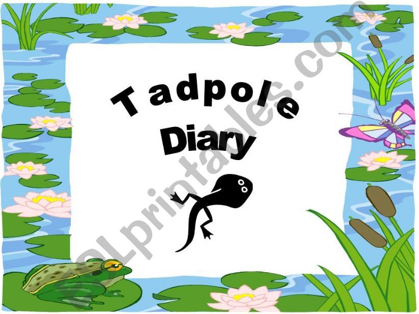 Diary of Freddie Tadpole powerpoint