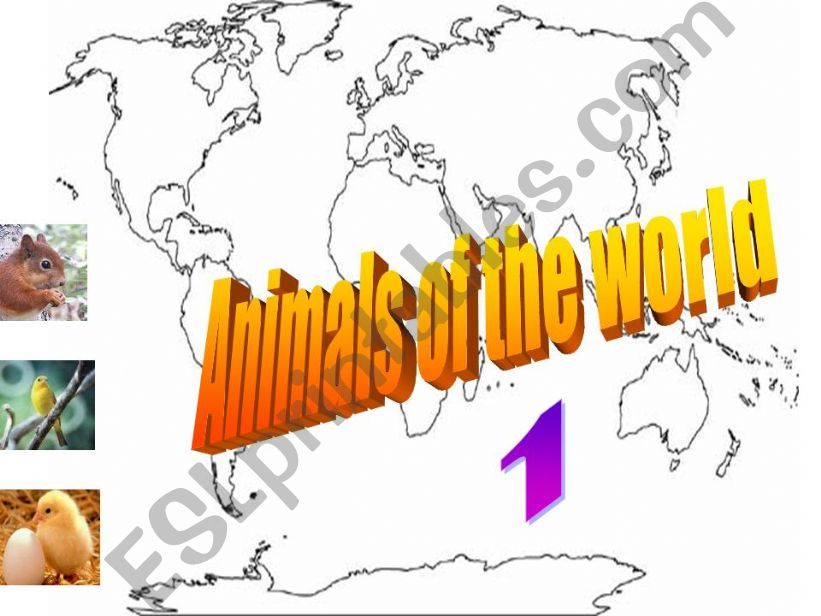 Animals of the world powerpoint