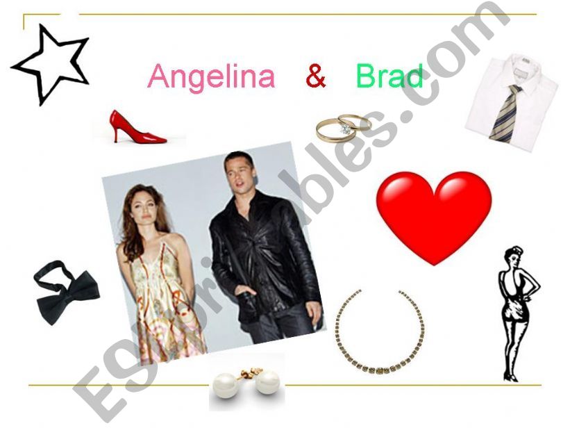 Angelina & Brad powerpoint